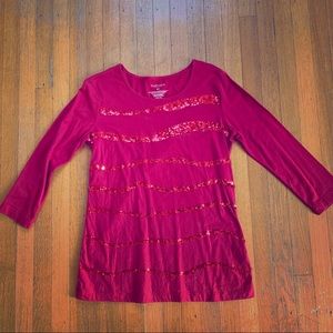 Red Holiday Sparkle Shirt